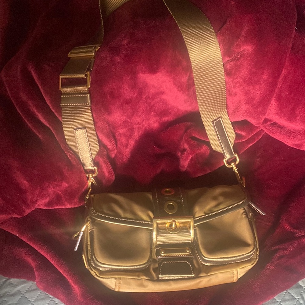Prada Petite Golden Nylon